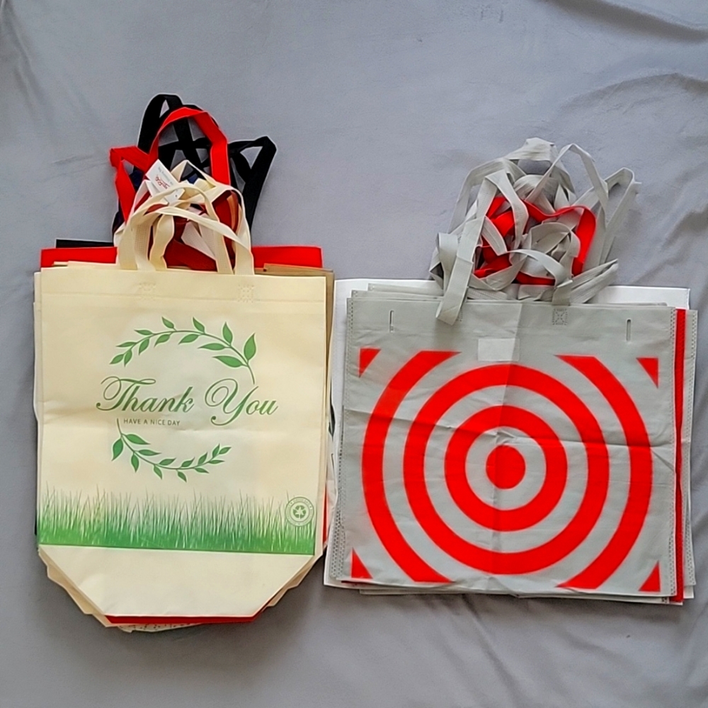 25 pcs Reusable Shopping Bags, Storage Bags,  From variety stores